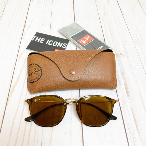Ray-Ban Accessories - Ray Ban Round Fleck Classic Brown Sunglasses